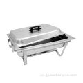 Chafing Dishes aus Edelstahl mit strapazierfähigem Rahmen